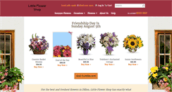 Desktop Screenshot of littleflowershop.net